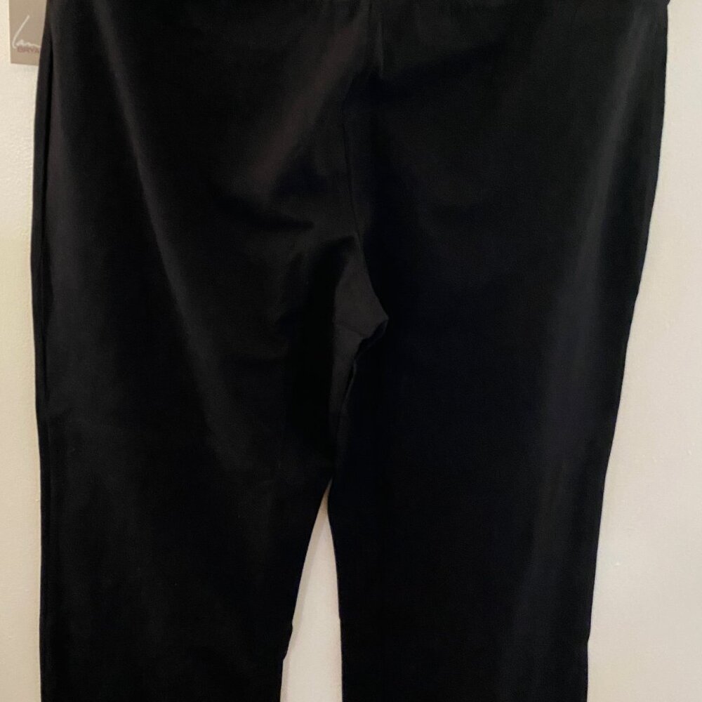 Lane Bryant Black Yoga leggings with Rainbow Logo Waistband - Picture 4 of 11